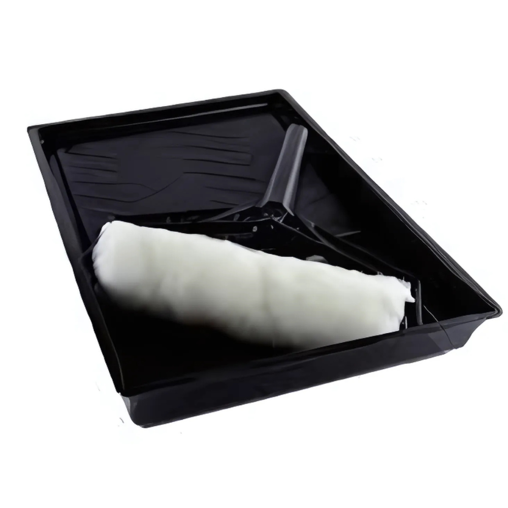 Plastic Handle Paint Roller Tray Set