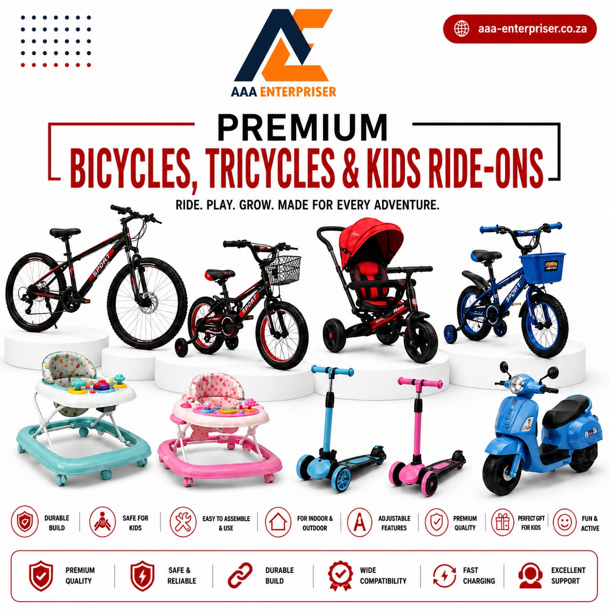 Bicycles and Tricycle