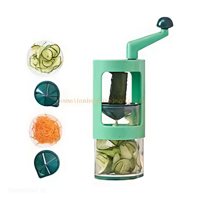 Hand Crank Vegetable Cutter & Slicer