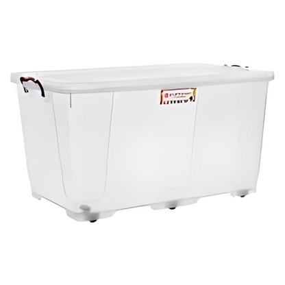 80L Storage Box Durable plastic, large capacity container.