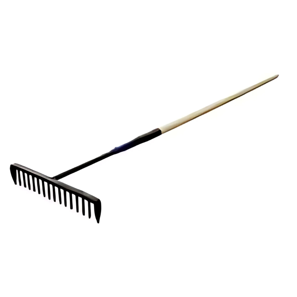 Metal Rake 16 Finger with Metal Handle
