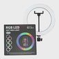 Soft Ring Light MJ33 LED Studio Light for professional photography, video recording, and live streaming.