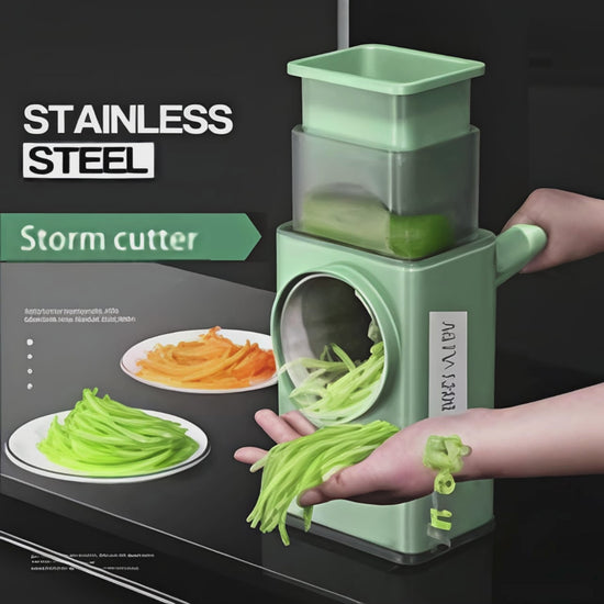 Hand Crank Vegetable Cutter & Slicer