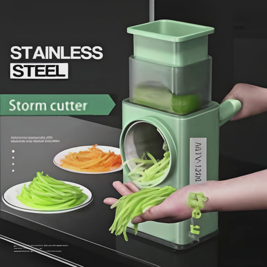 Hand Crank Vegetable Cutter & Slicer