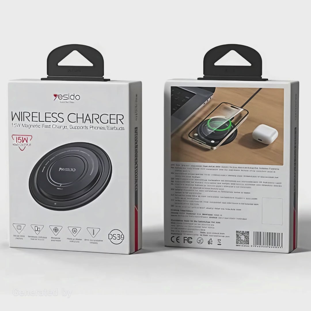 YESIDO WIRELESS CHARGER DS 39 